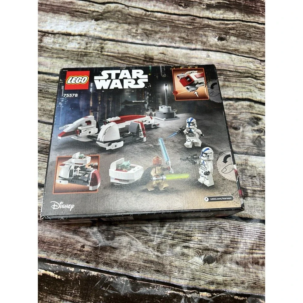 LEGO Star Wars BARC Speeder Escape Mandalorian Building Set. 75378 NIB